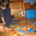 IMG_0440.sized My son making dragons from a task card. He made several just for fun.